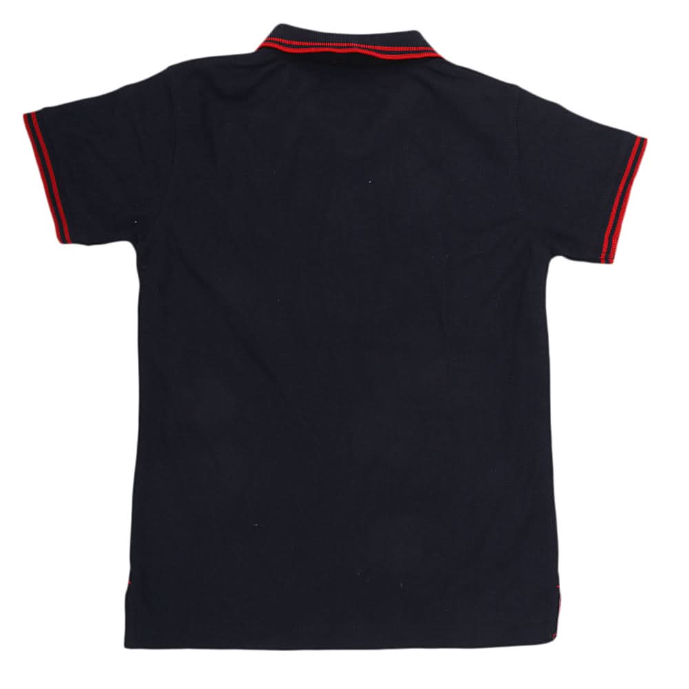 Boys Half Sleeves Polo T-Shirt - Navy Blue, Kids, Boys T-Shirts, Chase Value, Chase Value