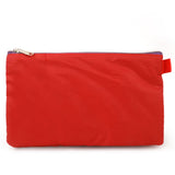 Pencil Pouch Three Zipper - Red, Kids, Pencil Boxes And Stationery Sets, Chase Value, Chase Value