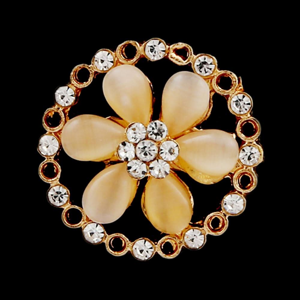 Women's Scarf Brooch - Golden, Women, Scarf Pins & Brooches, Chase Value, Chase Value