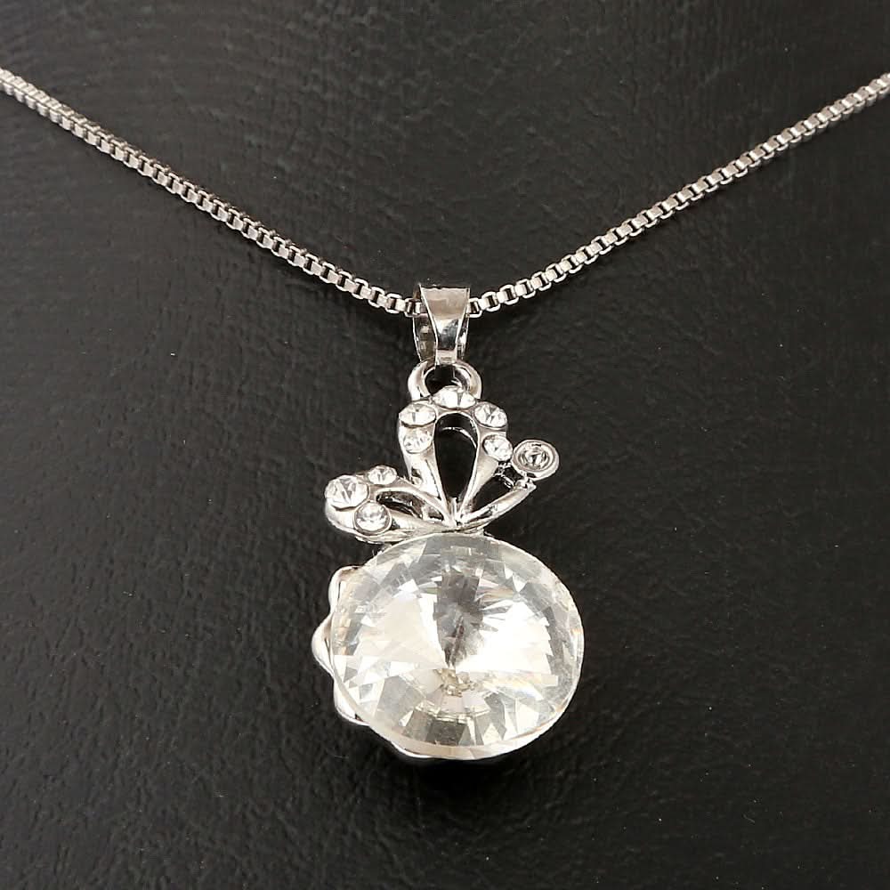 Women's Fancy Locket Set - White, Women, Chains & Lockets, Chase Value, Chase Value