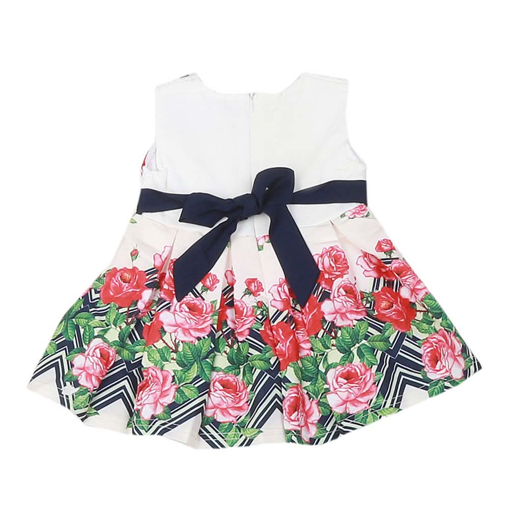 Newborn Girls Frock - Fawn, Kids, NB Girls Frocks, Chase Value, Chase Value