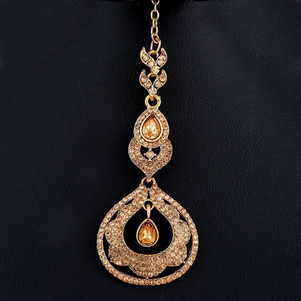 Women's Fancy Forehead Jewellery - Golden - test-store-for-chase-value