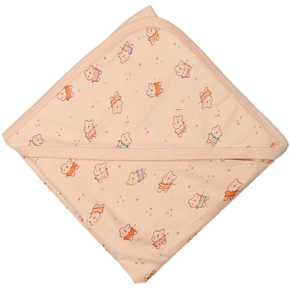 Newborn Baby Wrapping Sheet Peach Chase Value