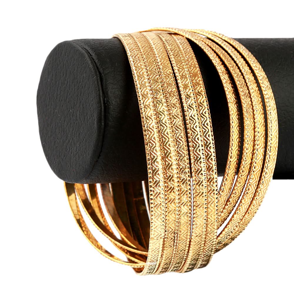Women's Bangle - Golden, Women, Bangles & Bracelets, Chase Value, Chase Value