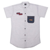 Boys Half Sleeves Casual Shirt - White, Kids, Boys Shirts, Chase Value, Chase Value