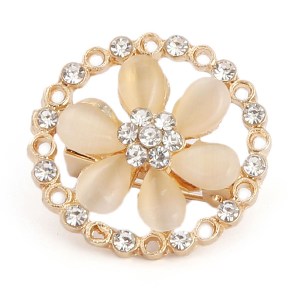 Women's Scarf Brooch - Golden, Women, Scarf Pins & Brooches, Chase Value, Chase Value