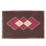 PVC Door Mat 15 x 22 - Brown, Home & Lifestyle, Mats, Chase Value, Chase Value