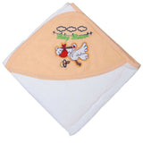 Newborn Baby Bath Towel - Peach, Kids, Bath Accessories, Chase Value, Chase Value