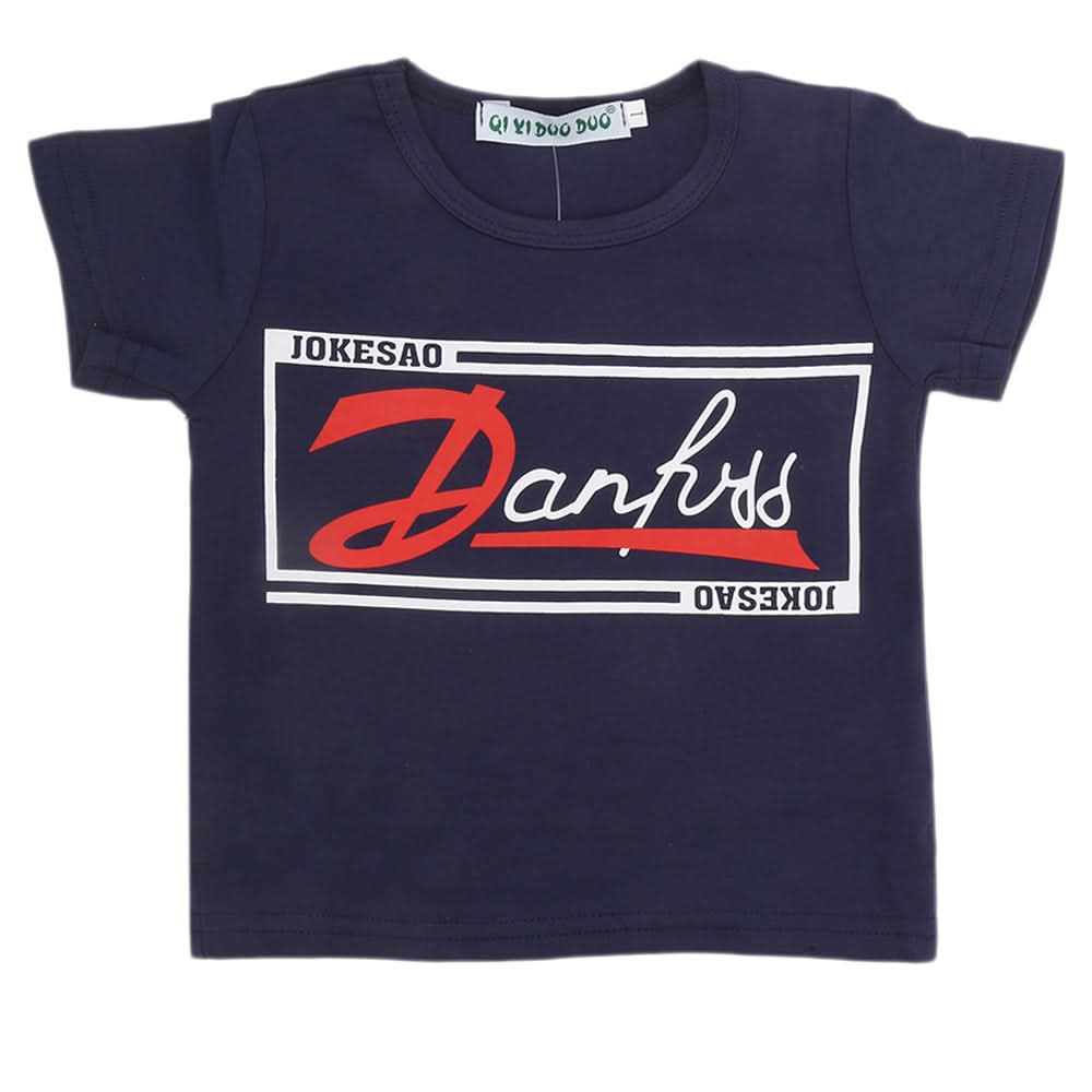 Newborn Boys T-Shirt - Navy Blue, Kids, NB Boys Shirts And T-Shirts, Chase Value, Chase Value
