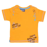 Boys Half Sleeves T-Shirt - Orange - test-store-for-chase-value