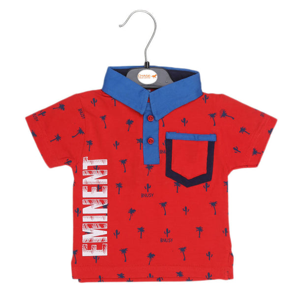 Eminent Newborn Boys T-Shirt - Red - test-store-for-chase-value