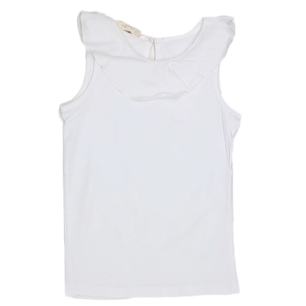 Girls Sando T-Shirt V25 - White, Kids, Girls T-Shirts, Chase Value, Chase Value