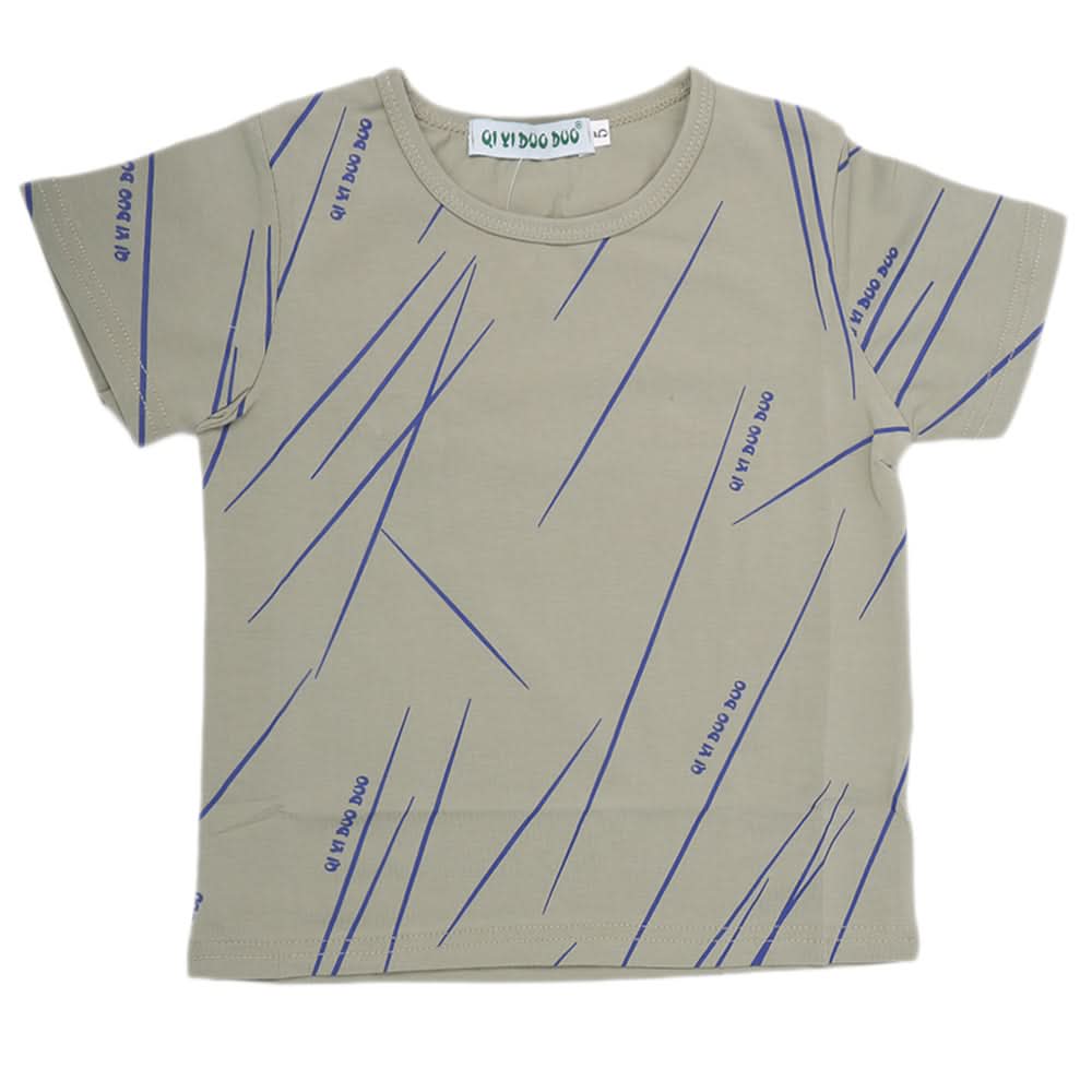 Boys Half Sleeves T-Shirt - Light Green, Kids, Boys T-Shirts, Chase Value, Chase Value