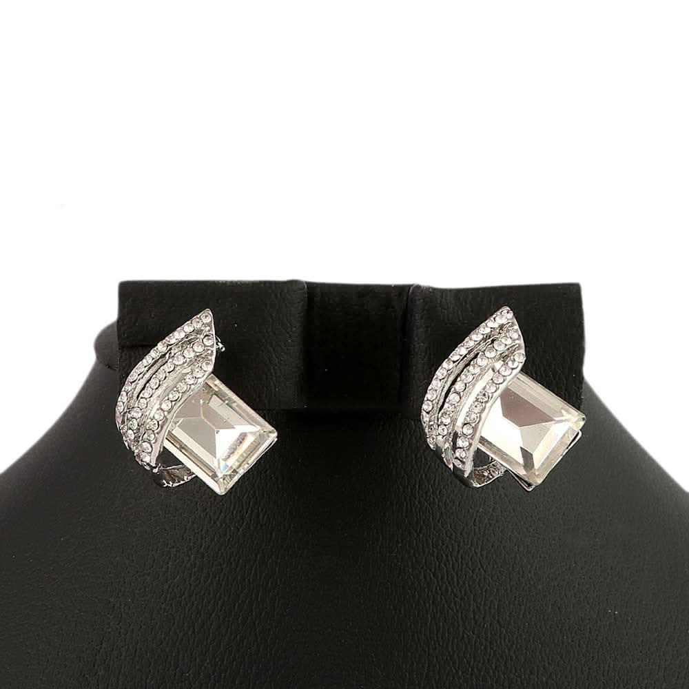 Women's Fancy Ear Tops - White, Women, Earrings & Tops, Chase Value, Chase Value