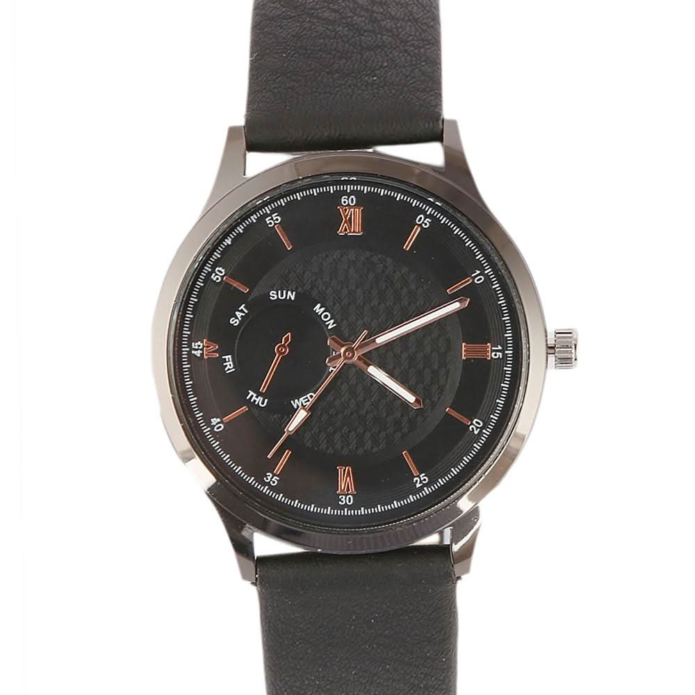 Men's Wrist Watch - Black, Men, Watches, Chase Value, Chase Value
