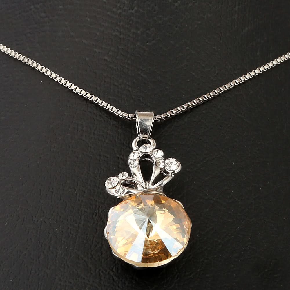 Women's Fancy Locket Set - Peach, Women, Chains & Lockets, Chase Value, Chase Value