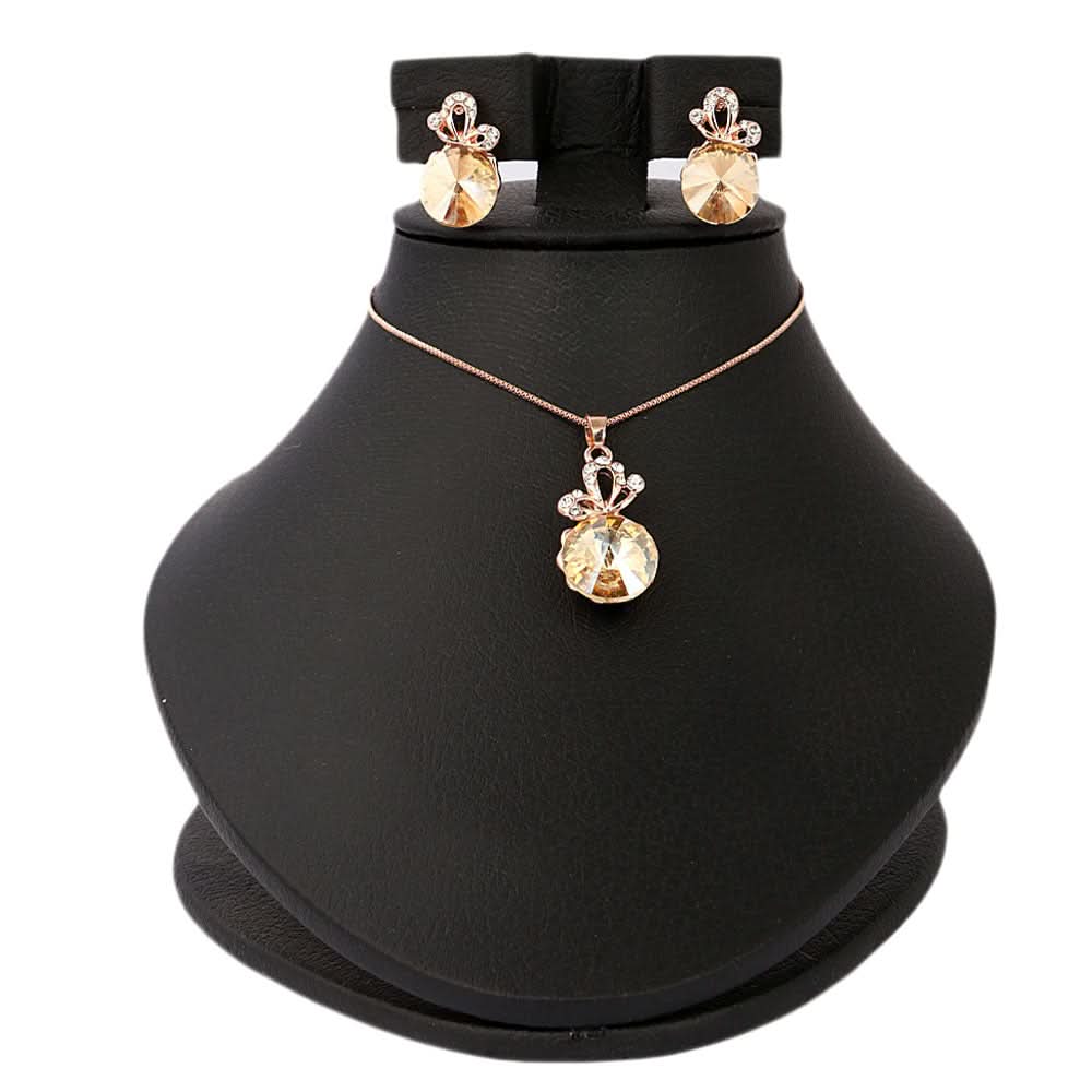 Women's Fancy Locket Set - Peach, Women, Chains & Lockets, Chase Value, Chase Value