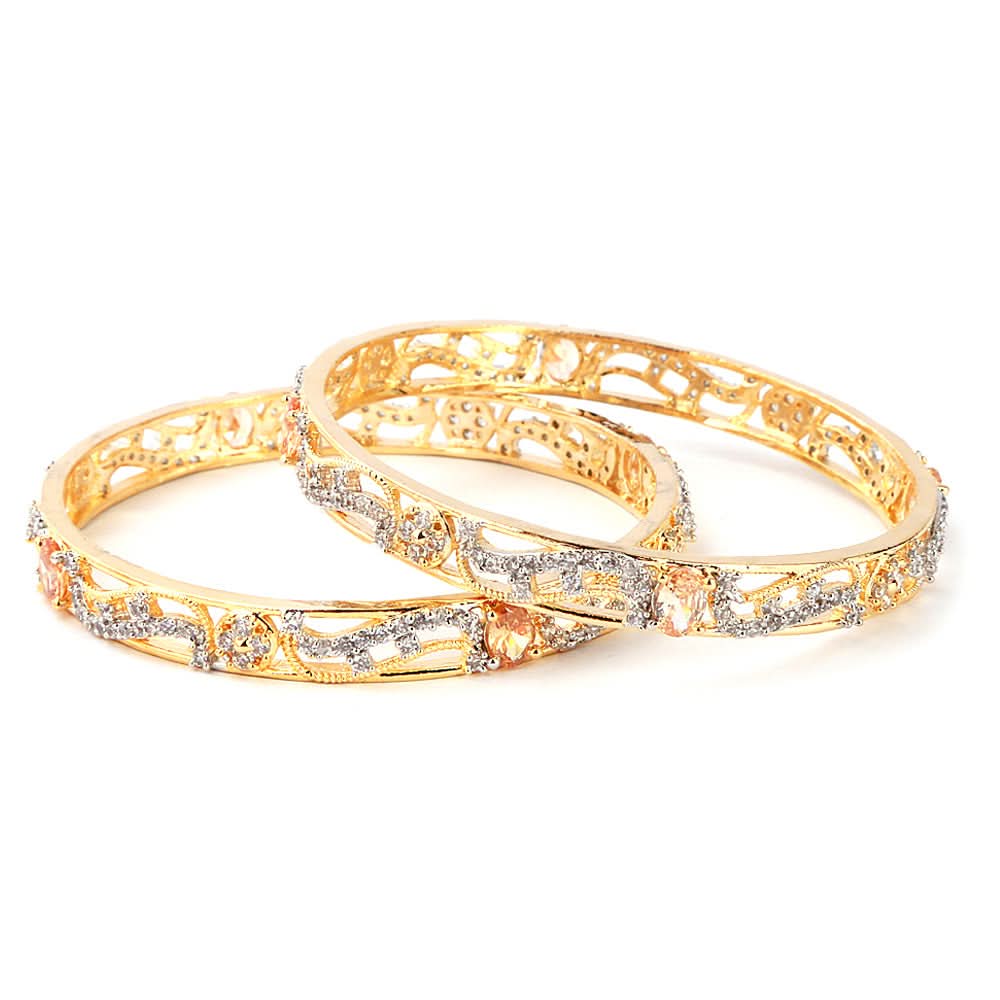 Women's Bangle- Golden, Women, Bangles & Bracelets, Chase Value, Chase Value