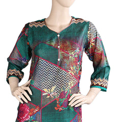 Women's Printed Lawn 2 Pcs Stitched Suit - Multi, Women's Fashion, Chase Value, Chase Value