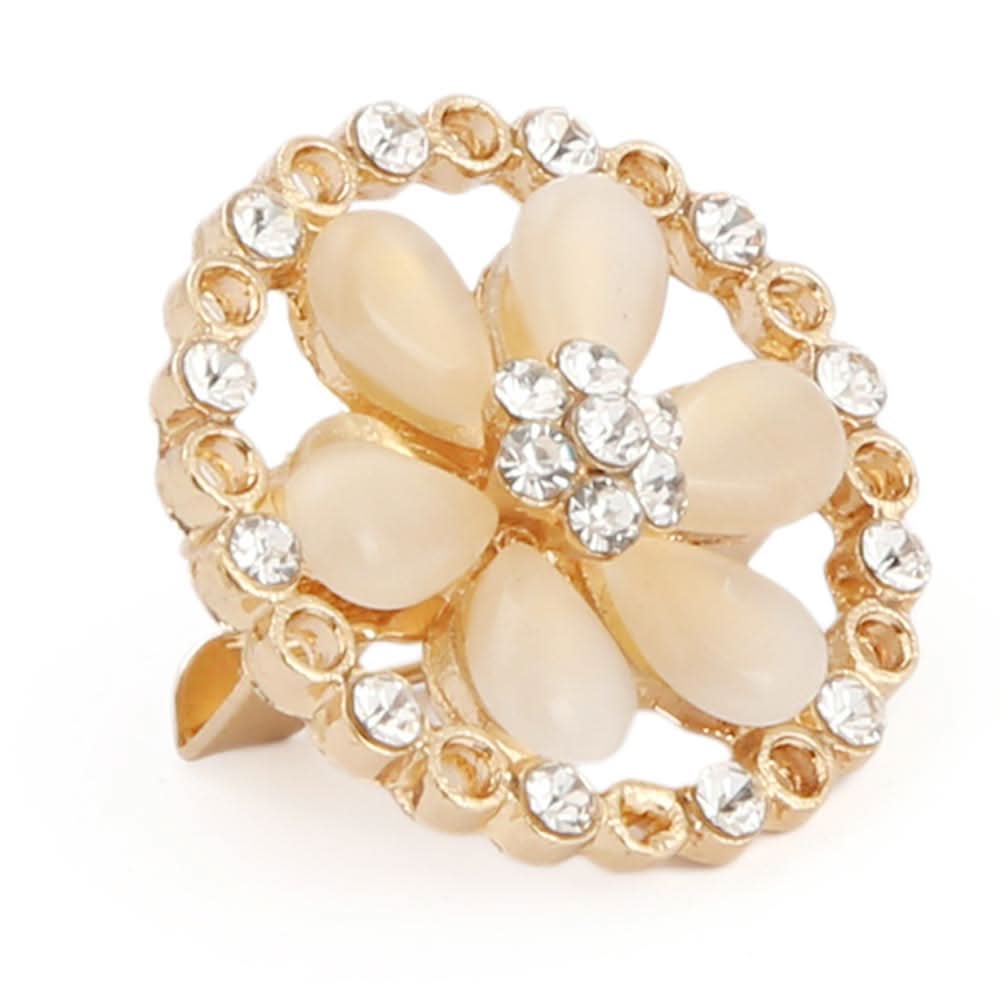 Women's Scarf Brooch - Golden, Women, Scarf Pins & Brooches, Chase Value, Chase Value