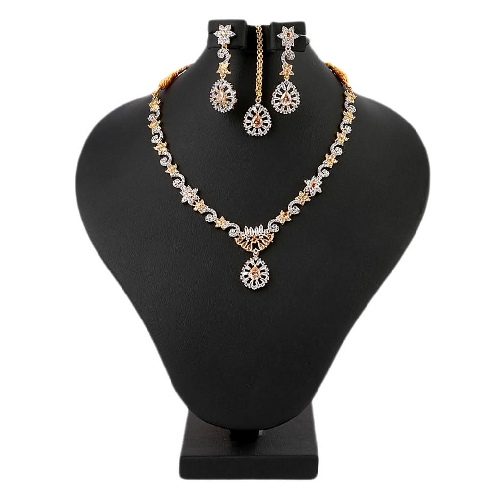 Women's Fancy Jewellery Set - Golden, Women, Jewellery Set, Chase Value, Chase Value