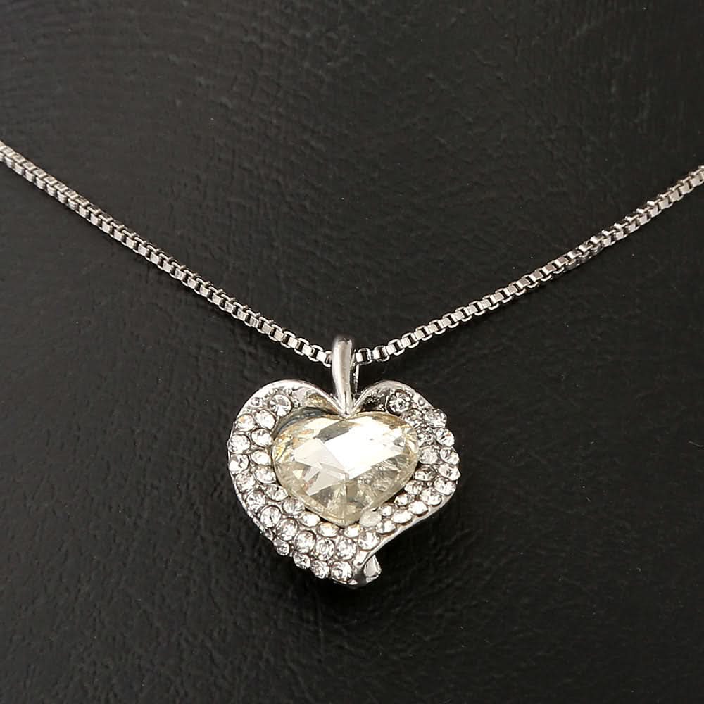 Women's Fancy Locket Set - White, Women, Chains & Lockets, Chase Value, Chase Value