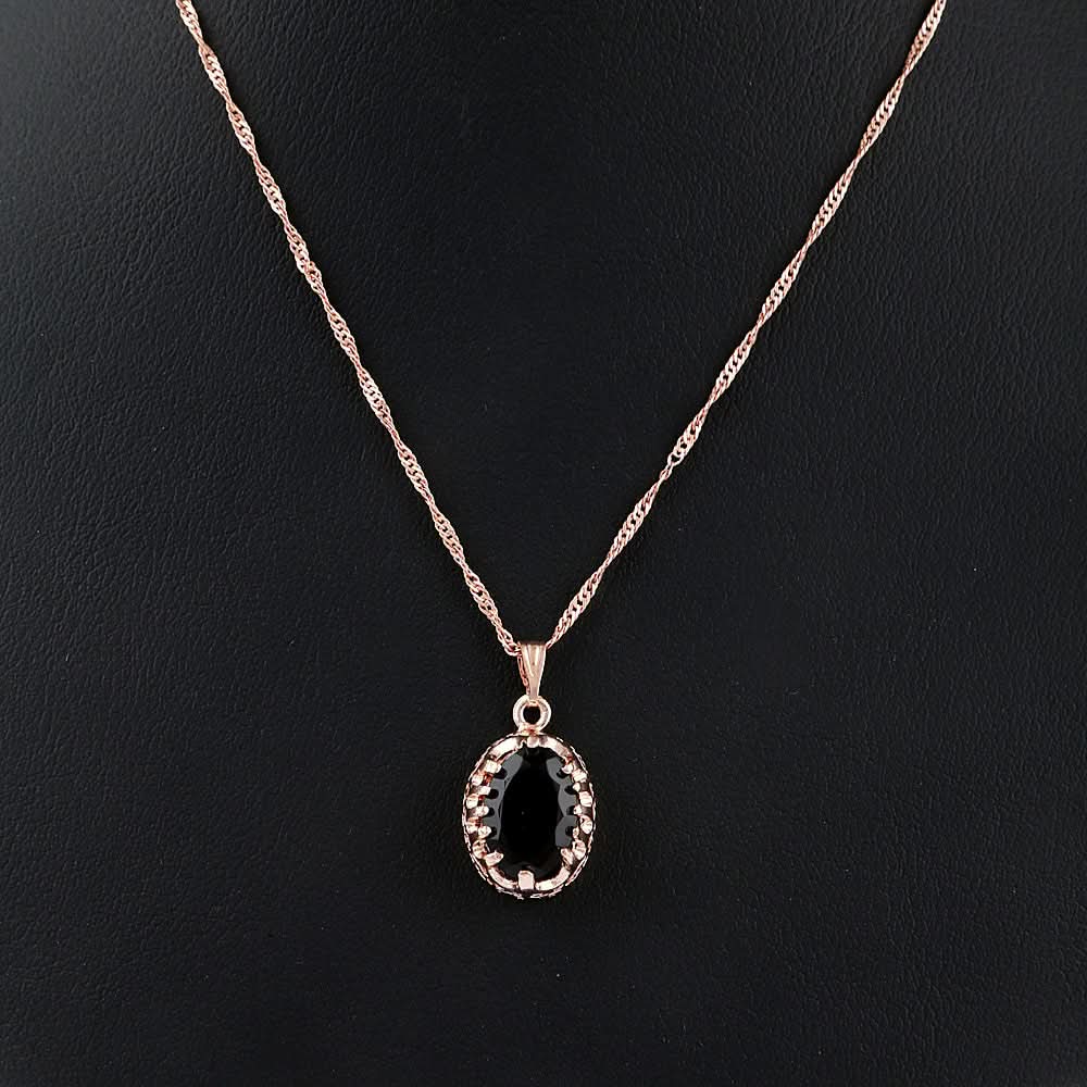 Women's Fancy Locket Set - Black - test-store-for-chase-value