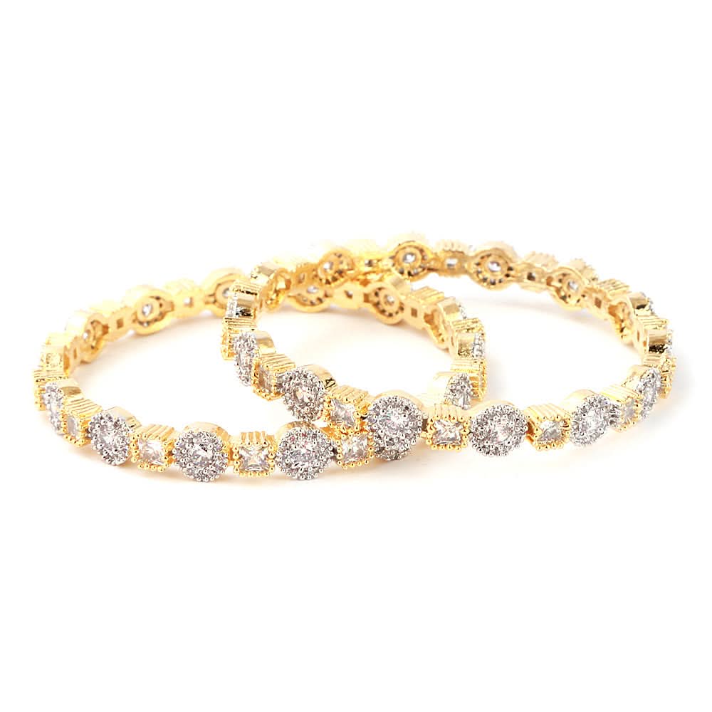 Women's Bangle- Golden, Women, Bangles & Bracelets, Chase Value, Chase Value