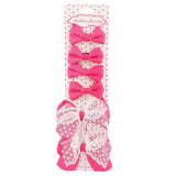 Girls Hair Pins 6 Pcs - Pink, Kids, Hair Accessories, Chase Value, Chase Value