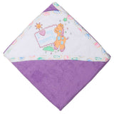 Newborn Baby Bath Towel - Purple, Kids, Bath Accessories, Chase Value, Chase Value