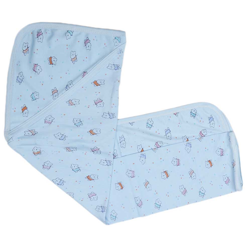 Newborn Baby Wrapping Sheet - Blue, Newborn Baby Accessories, Chase Value, Chase Value