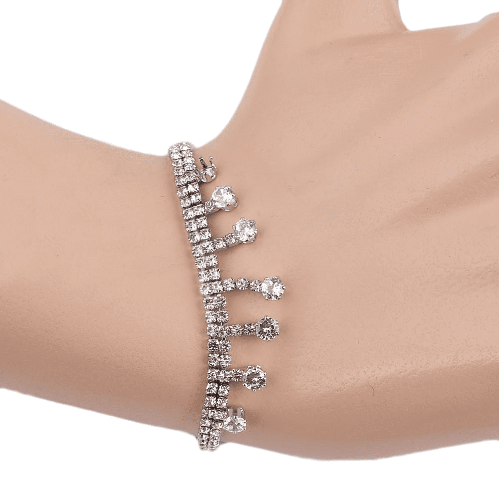 Women's Fancy Bracelet - Silver - test-store-for-chase-value