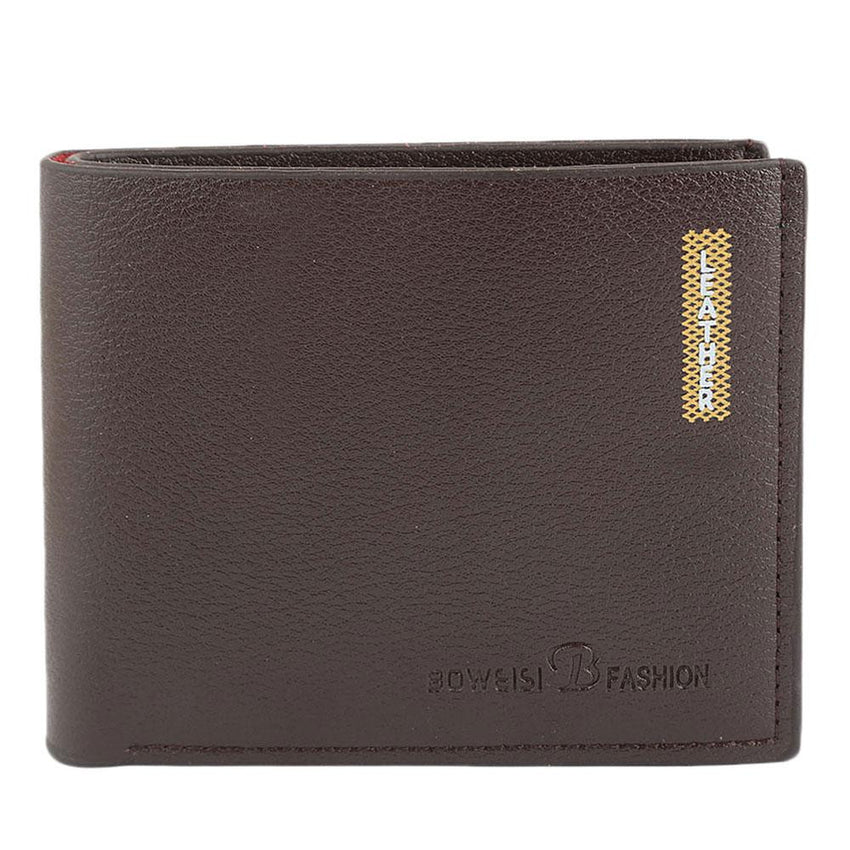 Men's Leather Wallet - Dark Brown - test-store-for-chase-value