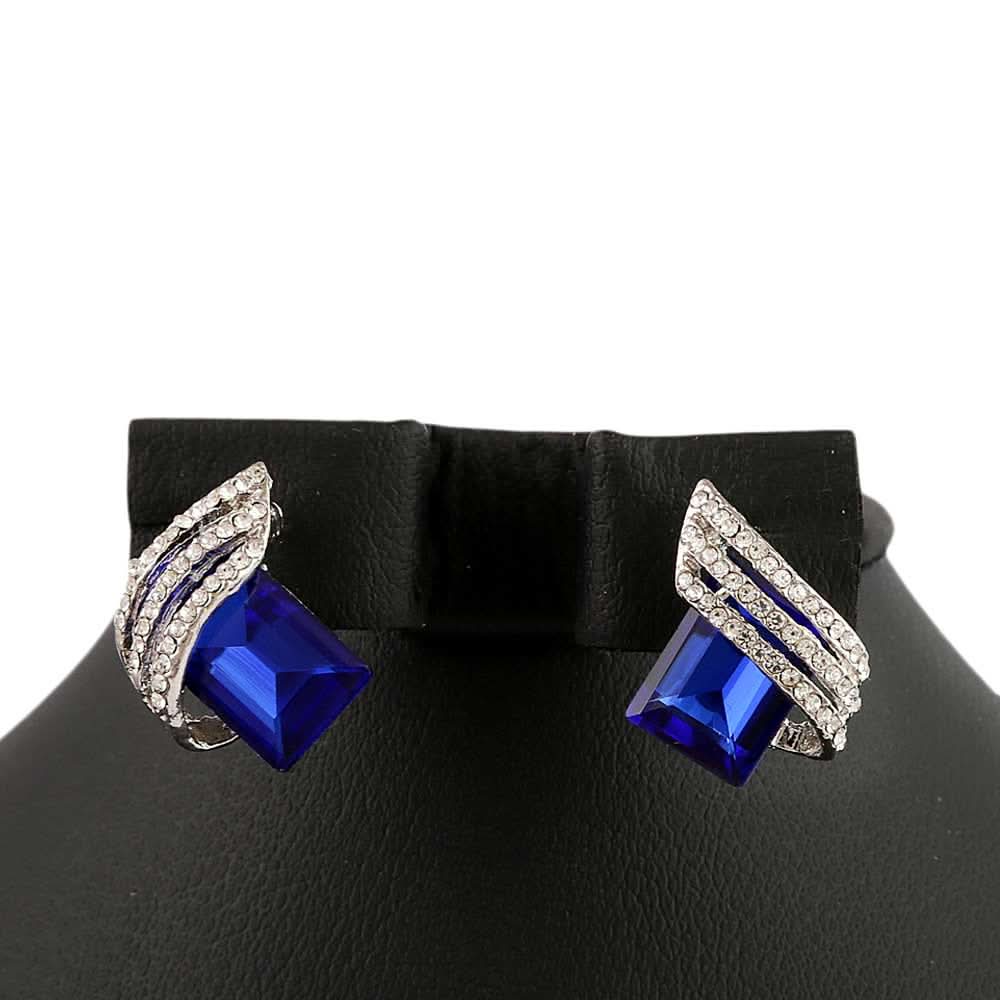 Women's Fancy Ear Tops - Blue, Jewellery, Chase Value, Chase Value