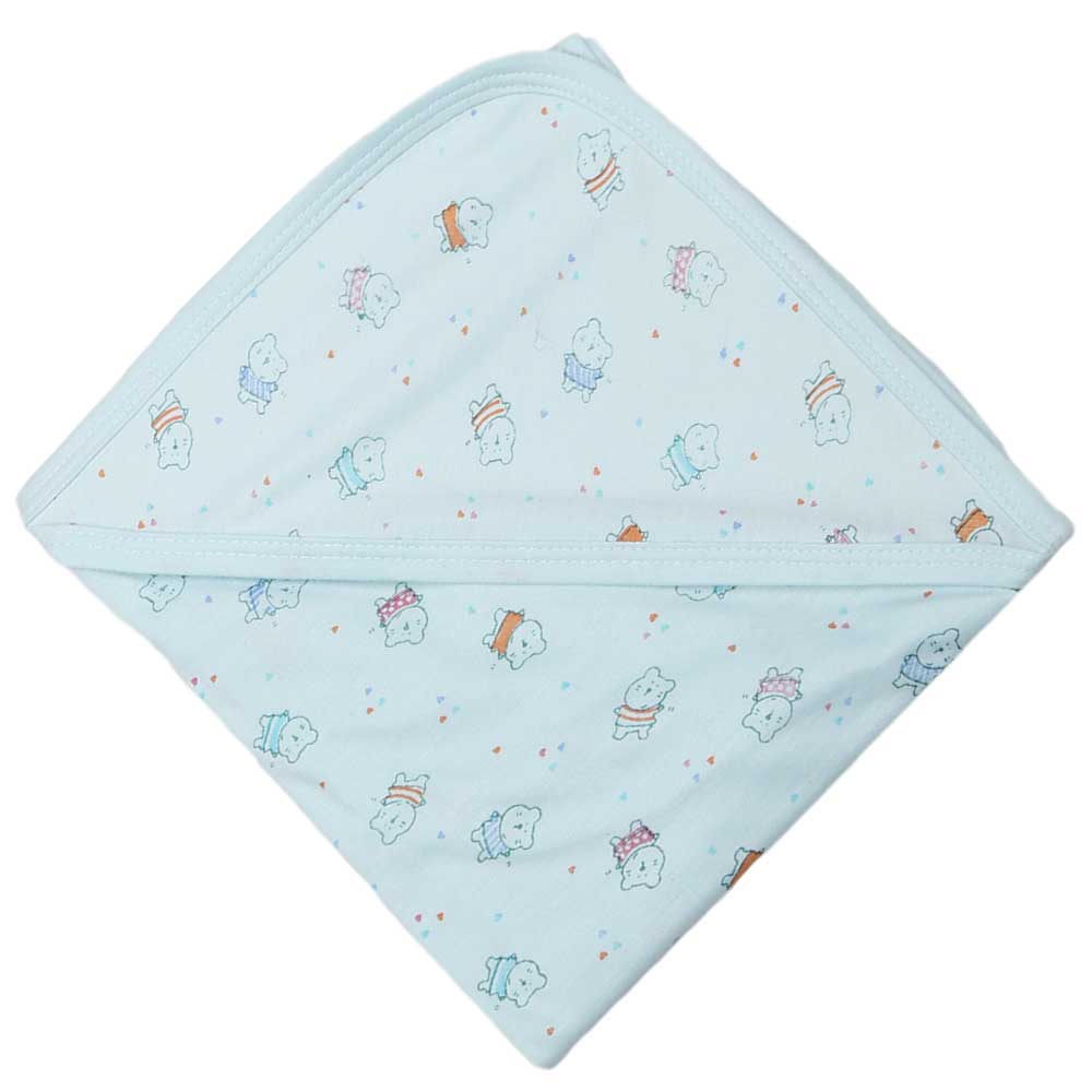 Newborn Baby Wrapping Sheet - Cyan, Newborn Baby Accessories, Chase Value, Chase Value