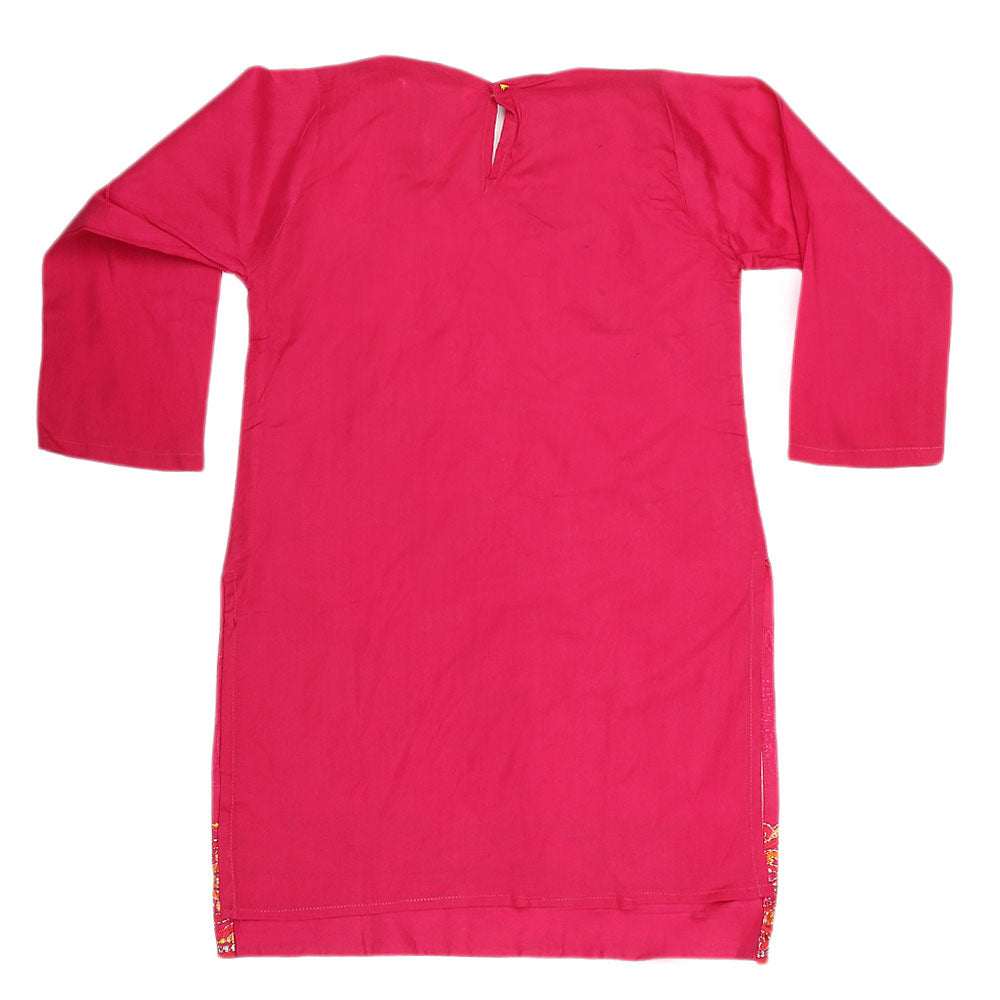 Girls Embroidered 2 Piece Suit - Pink, Kids, Girls Sets And Suits, Chase Value, Chase Value