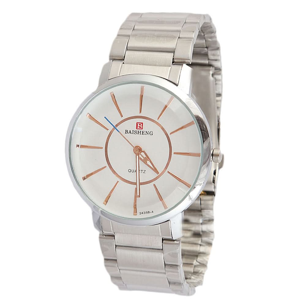 Men's Wrist Watch - White, Men, Watches, Chase Value, Chase Value