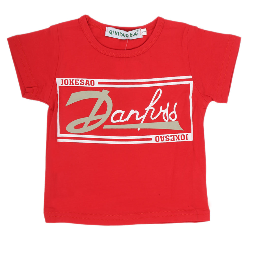 Newborn Boys T-Shirt - Red, Kids, NB Boys Shirts And T-Shirts, Chase Value, Chase Value