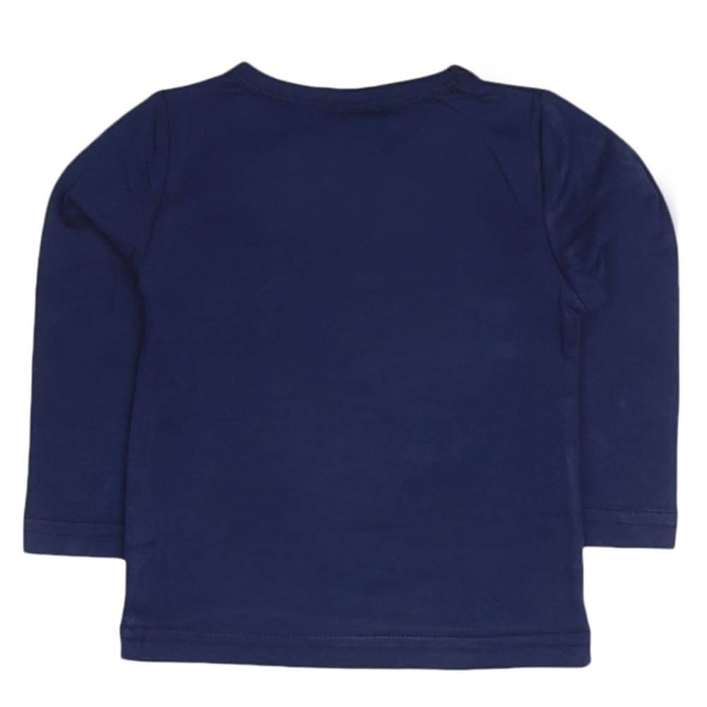 Boys Full Sleeves T-Shirt - Navy Blue, Kids, Boys T-Shirts, Chase Value, Chase Value