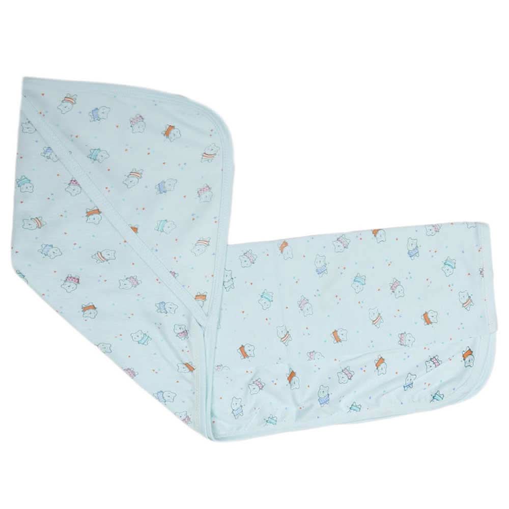 Newborn Baby Wrapping Sheet - Cyan, Newborn Baby Accessories, Chase Value, Chase Value