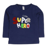 Boys Full Sleeves T-Shirt - Navy Blue, Kids, Boys T-Shirts, Chase Value, Chase Value