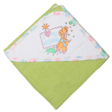 Newborn Baby Bath Towel - Green, Kids, Bath Accessories, Chase Value, Chase Value