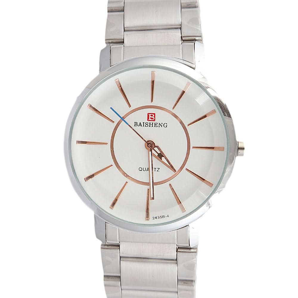 Men's Wrist Watch - White, Men, Watches, Chase Value, Chase Value