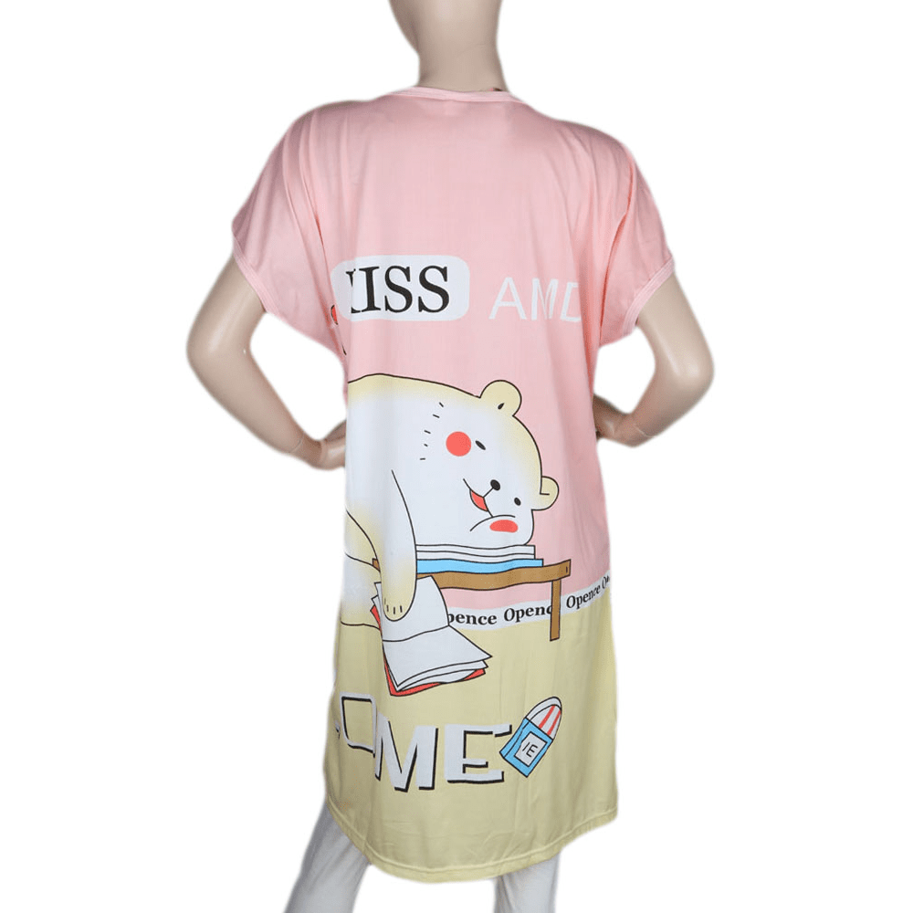 Women's Night Top - Pink - test-store-for-chase-value