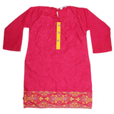 Girls Embroidered 2 Piece Suit - Pink, Kids, Girls Sets And Suits, Chase Value, Chase Value