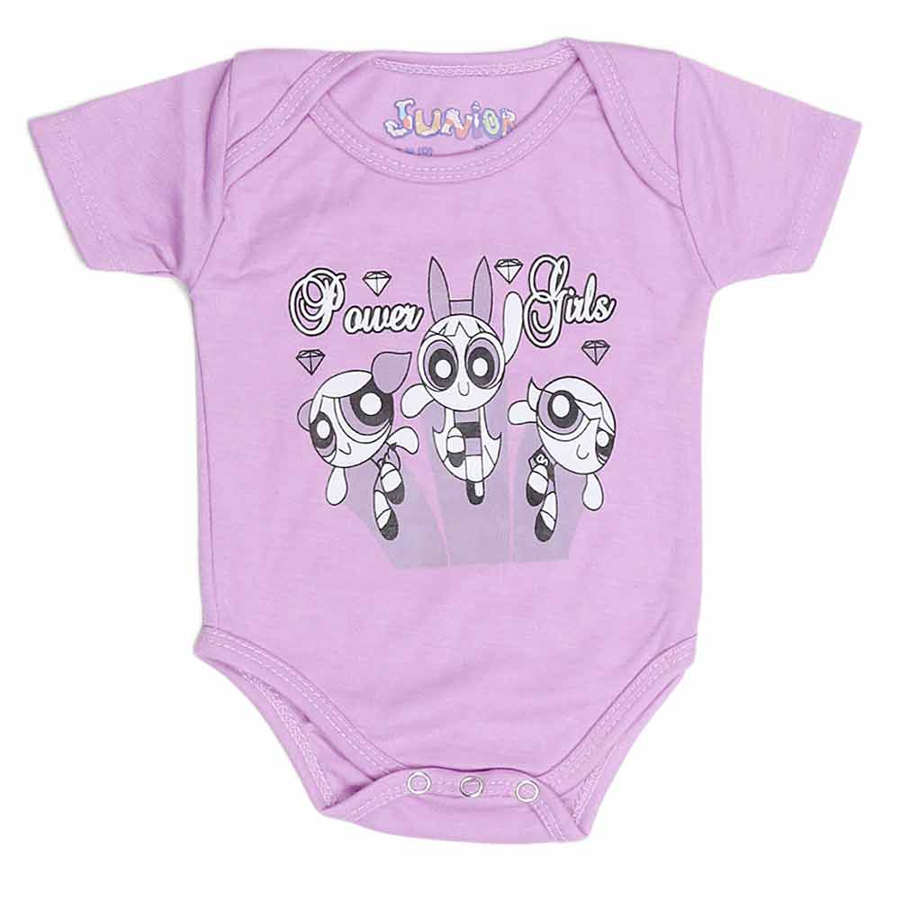 Newborn Girls Romper - Purple-White, Kids, NB Girls Rompers, Chase Value, Chase Value