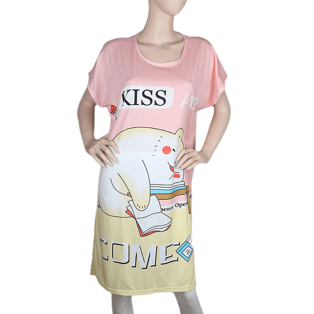 Women's Night Top - Pink - test-store-for-chase-value