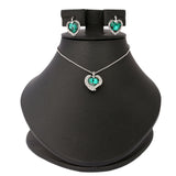 Women's Fancy Locket Set - Green, Women, Chains & Lockets, Chase Value, Chase Value