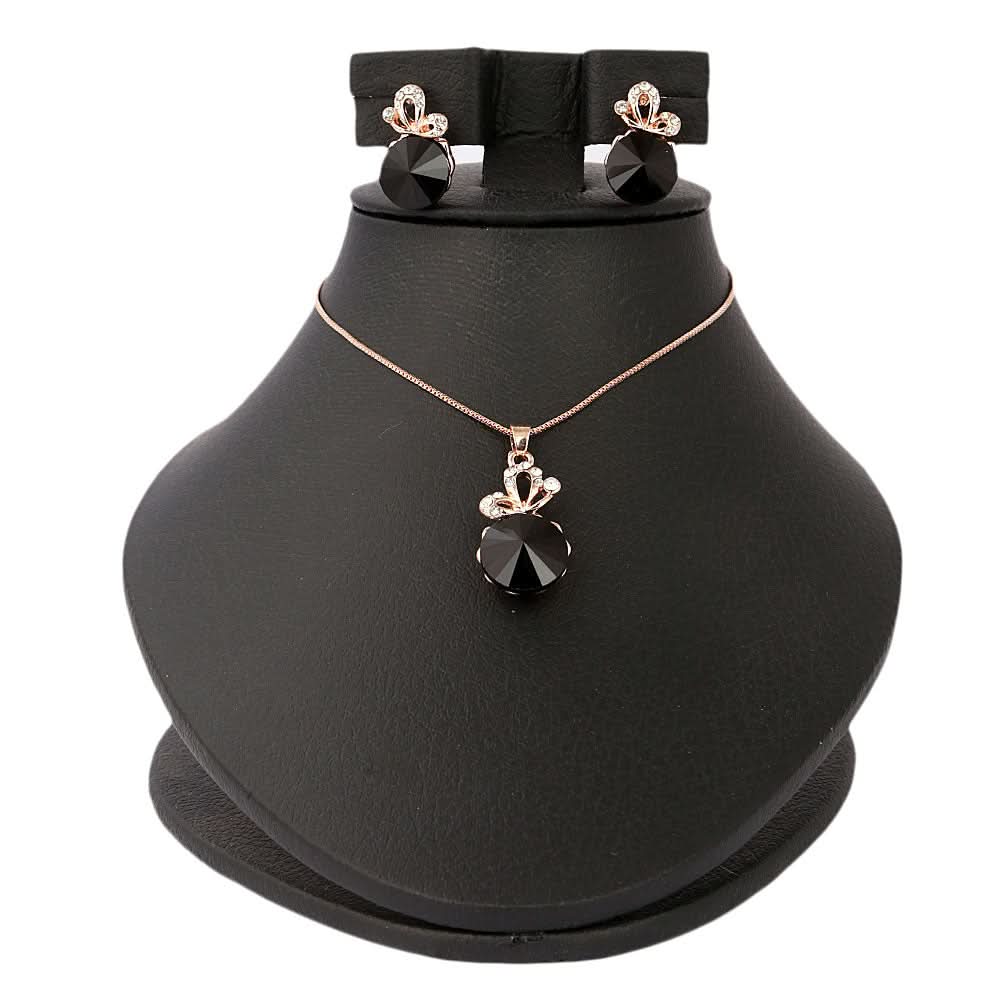 Women's Fancy Locket Set - Black, Women, Chains & Lockets, Chase Value, Chase Value