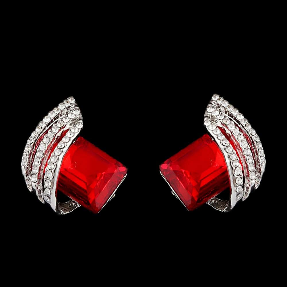 Women's Fancy Ear Tops - Red, Women, Earrings & Tops, Chase Value, Chase Value